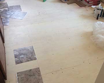 install kitchen floor tile